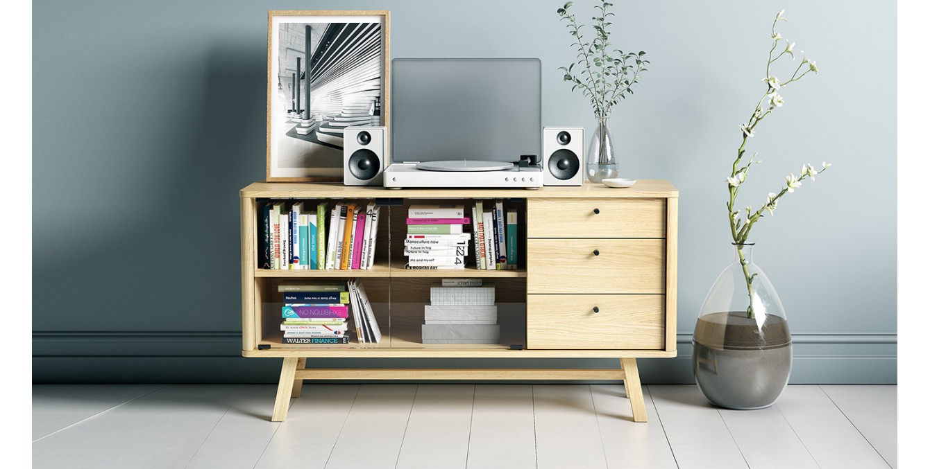 Chest of Drawers SKAGEN oak color Magr s baldai